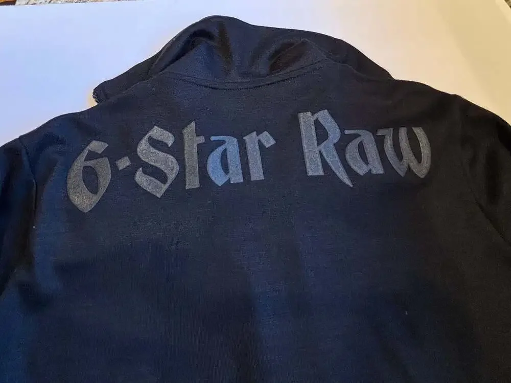Vintage G-Star RAW 6-Star Raw Graphic Zip Up Track Jacket Hoodie Jacket